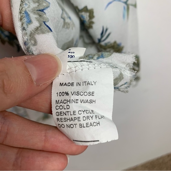 AEO 'Don't Ask Why' Green White Floral Spaghetti String Tank Top - OS - Picture 11 of 16